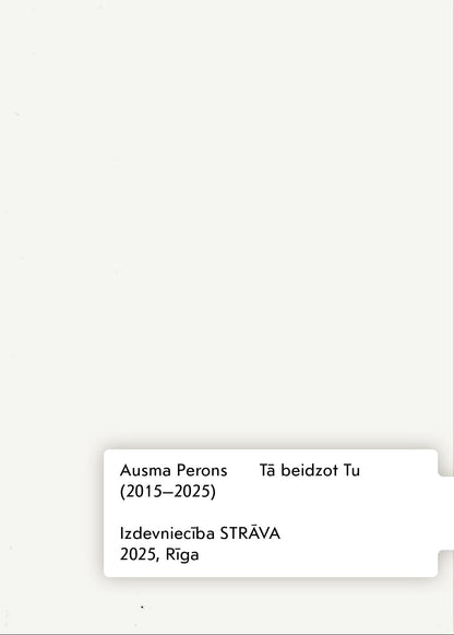 Ausma Perons “Tā beidzot tu”